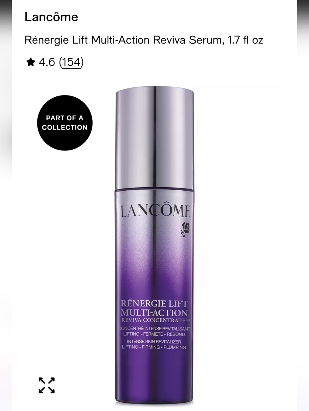 Lancôme Rénergie Lift Multi-Action Serum 1.7oz - Picture 7 of 12